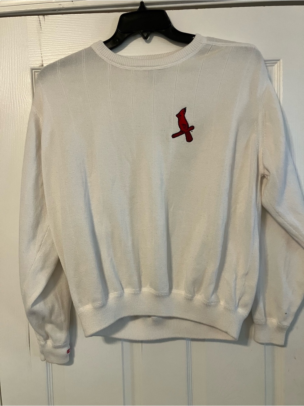 Vintage St. Louis Cardinals Redbirds White Antigua Sweater Women’s Size Large